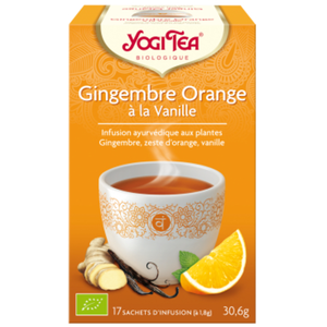 Comparateur de prix : Yogi Tea - Infusion Gingembre Orange 17 sachets - Yogi Tea