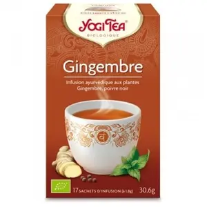 Yogi Tea Gingembre 17 sachets pas cher