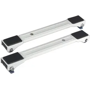 Scanpart Rouleau pour machine à laver, sèche-linge, réfrigérateur   Déplace facilement les appareils lourds jusqu'à 280 kg tout en soulevant l'appareil de seulement 38 mm pas cher