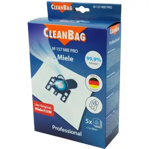 Comparateur de prix : Cleanbag Scanpart Sac à poussière compatible avec Miele M 157 Miele Pro