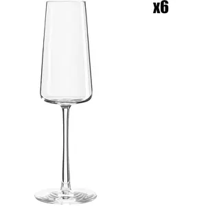 Comparateur de prix : Stölzle Lausitz Lot de 6 Flûtes à champagne en cristallin, transparent, 24 cl