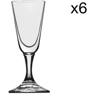 Stölzle Lausitz Lot de 6 Verre à shot  en Cristallin, transparent, 3 cl