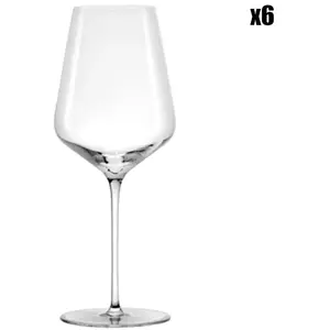 Stölzle Lausitz Verre à vin rouge Bordeaux STARlight 675ml I Lot de 6 I Lavables au lave-vaisselle et incassables I Gobelets à vin hautement fonctionnels