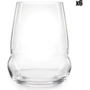 Stölzle_Lausitz Stölzle Lot de 6 verres à vin Cocoon/blanc en cristal pas cher