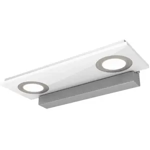 Evotec Applique LED à 2 lampes Pano, blanche pas cher
