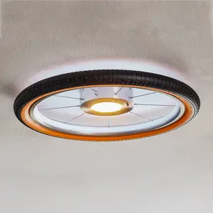 Evotec Plafonnier LED Wheel, RGB, noir pas cher