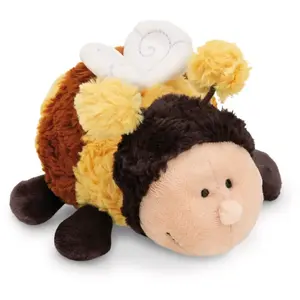 Peluche bourdon couchée Nici Beelinda Marron 18 cm 61628 pas cher