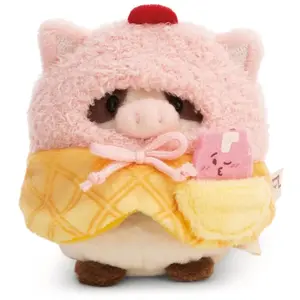 Comparateur de prix : Ensemble peluche vache Nici Moona Marron 8 cm 61655