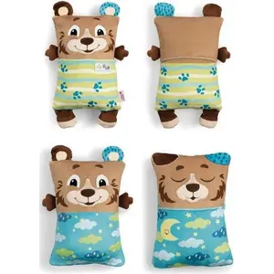 Nici Doudou Ours réversible 30x20c pas cher