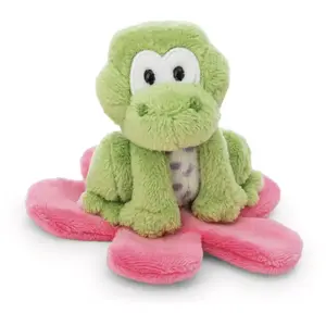 Peluche grenouille sur nénuphar Nici Fridolin Vert 8x10x10 cm 62280 pas cher