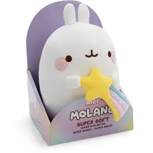 Peluche avec étoile filante dans une boîte cadeau Nici Molang 16 cm pas cher