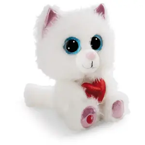Peluche chat Nici Glubschis Pawdi Meow 15 cm pas cher