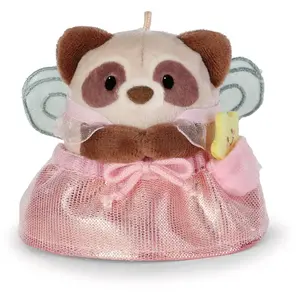 Ensemble peluche raton laveur avec costume de fée Nici Rakuma 8 cm pas cher