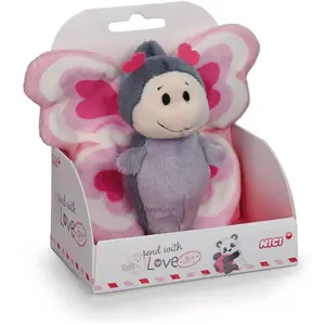 Peluche papillion Nici Love 10 cm pas cher