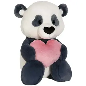 Peluche panda avec coeur Nici Love 25 cm pas cher