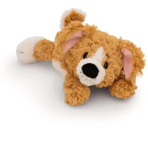 Peluche chien couché Nici Marron 20 cm 62140 pas cher