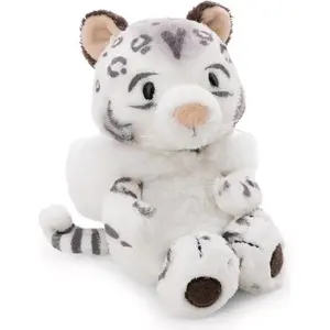 Nici Léopard des neiges Eleni Snowbell 25 cm en peluche qui remue pas cher
