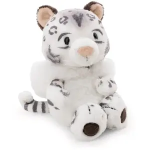 Nici Léopard des neiges Eleni Snowbell 20 cm en peluche qui remue pas cher