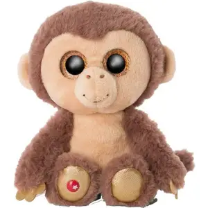 Comparateur de prix : NICI Glubschis : L’Originale   Singe en Peluche Hobson Glubschis 15 cm   Peluches adorables   Doudou avec de Grands Yeux Brillants   Animaux du Zoo Duveteux à câliner et pour Jouer   Jouets singes