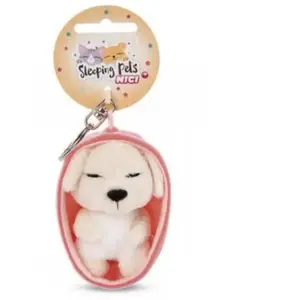 NICI Porte - clés Chien Sleeping Pets crème 8cm