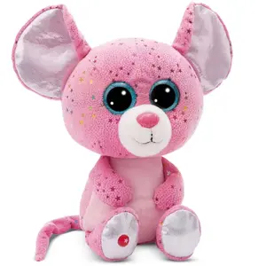 NICI Peluche GLUBSCHIS Souris Miss Mausie 25cm rose - Doudou en peluche, mignonne peluche à câliner, pour jouer, pour enfants et adultes, une excellente idée de cadeauVendu paramazon
