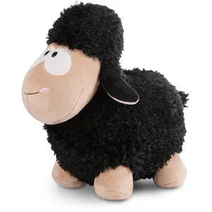 NICI Doudou en peluche mouton de 22cm noir - Peluche douce et durable, mignonne peluche à câliner, pour jouer, pour enfants et adultes, une excellente idée de cadeau - 49677