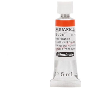 Schmincke Peinture aquarelle Horadam 5 ml extra-fine 218 - Orange transparent pas cher