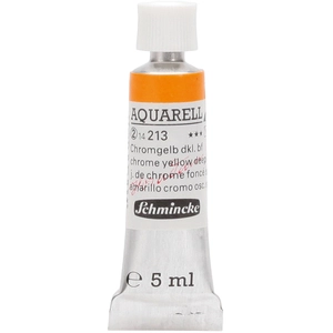 Schmincke Peinture aquarelle Horadam 5 ml extra-fine 213 - Jaune de chrome foncé
