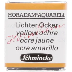Schmincke Peinture aquarelle Horadam demi-godet extra-fine 655 - Ocre jaune