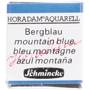 Schmincke Peinture aquarelle Horadam demi-godet extra-fine 480 - Bleu montage