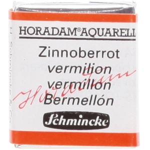 Comparateur de prix : Schmincke Peinture aquarelle Horadam demi-godet extra-fine 365 - Vermillon