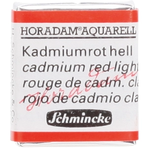 Comparateur de prix : Schmincke Peinture aquarelle Horadam demi-godet extra-fine 349 - Rouge de cadmium clair