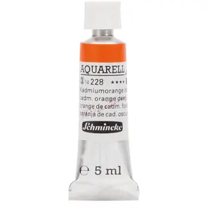 Schmincke Peinture aquarelle Horadam 5 ml extra-fine 228 - Orange de c... pas cher