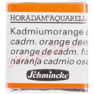 Schmincke Peinture aquarelle Horadam demi-godet extra-fine 228 - Orang... pas cher
