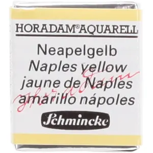 Schmincke Peinture aquarelle Horadam demi-godet extra-fine 229 - Jaune de Naples pas cher