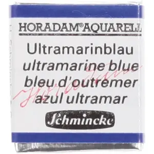 Comparateur de prix : Schmincke Peinture aquarelle Horadam demi-godet extra-fine 496 - Bleu d'outremer