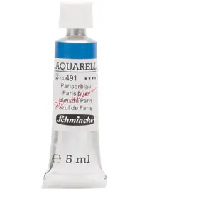 Comparateur de prix : Schmincke Peinture aquarelle Horadam 5 ml extra-fine 491 - Bleu de Paris
