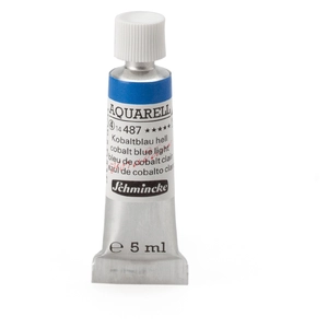 Comparateur de prix : Schmincke Peinture aquarelle Horadam 5 ml extra-fine 487 - Bleu de cobalt clair