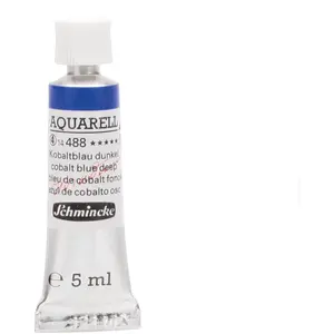 Comparateur de prix : Schmincke Peinture aquarelle Horadam 5 ml extra-fine 488 - Bleu de cobalt foncé