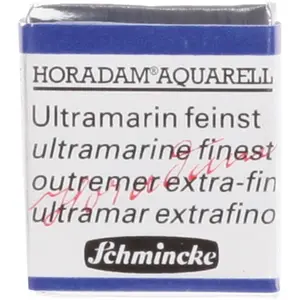 Comparateur de prix : Schmincke Peinture aquarelle Horadam demi-godet extra-fine 494 - Outremer extra-fin
