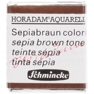 Schmincke Peinture aquarelle Horadam demi-godet extra-fine 662 - Teinte sépia pas cher
