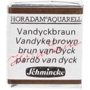 Schmincke Peinture aquarelle Horadam demi-godet extra-fine 669 - Brun Van Dyck
