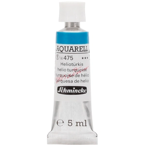 Schmincke Peinture aquarelle Horadam 5 ml extra-fine 475 - Turquoise hélio