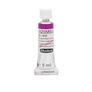 Comparateur de prix : Schmincke Peinture aquarelle Horadam 5 ml extra-fine 940 - Rouge violet brillant