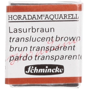 Schmincke Peinture aquarelle Horadam demi-godet extra-fine 648 - Brun transparent pas cher