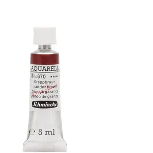 Schmincke Peinture aquarelle Horadam 5 ml extra-fine 670 - Brun de garance pas cher