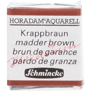 Schmincke Peinture aquarelle Horadam demi-godet extra-fine 670 - Brun de garance pas cher