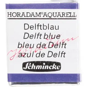 Comparateur de prix : Schmincke Peinture aquarelle Horadam demi-godet extra-fine 482 - Bleu de delft