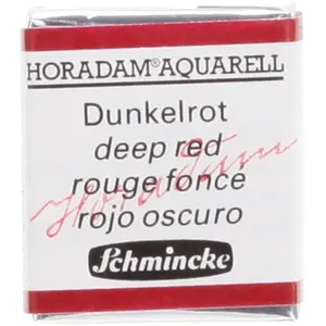 Comparateur de prix : Schmincke Peinture aquarelle Horadam demi-godet extra-fine 366 - Rouge foncé