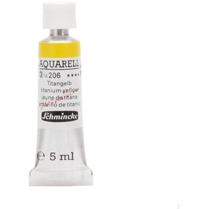 Comparateur de prix : Schmincke Peinture aquarelle Horadam 5 ml extra-fine 206 - Jaune de titane